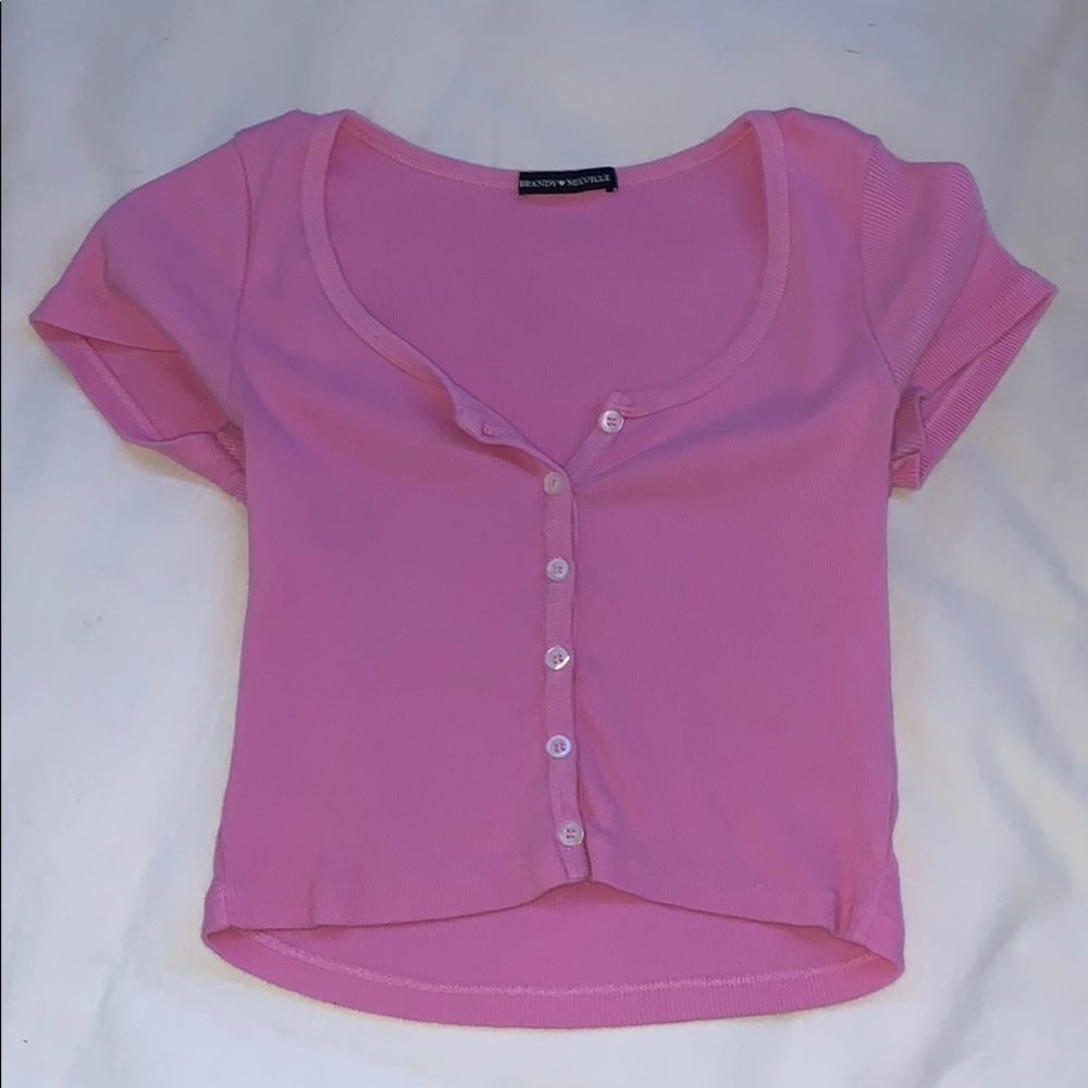 Pink Brandy Melville t shirt. Size small.